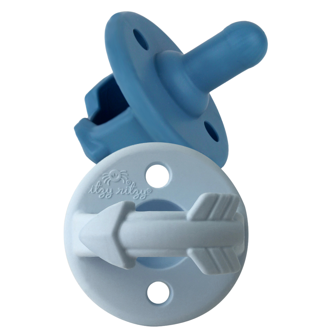 Sweetie Soother™ Pacifier Sets (2-pack): Agave + Succulent Cables