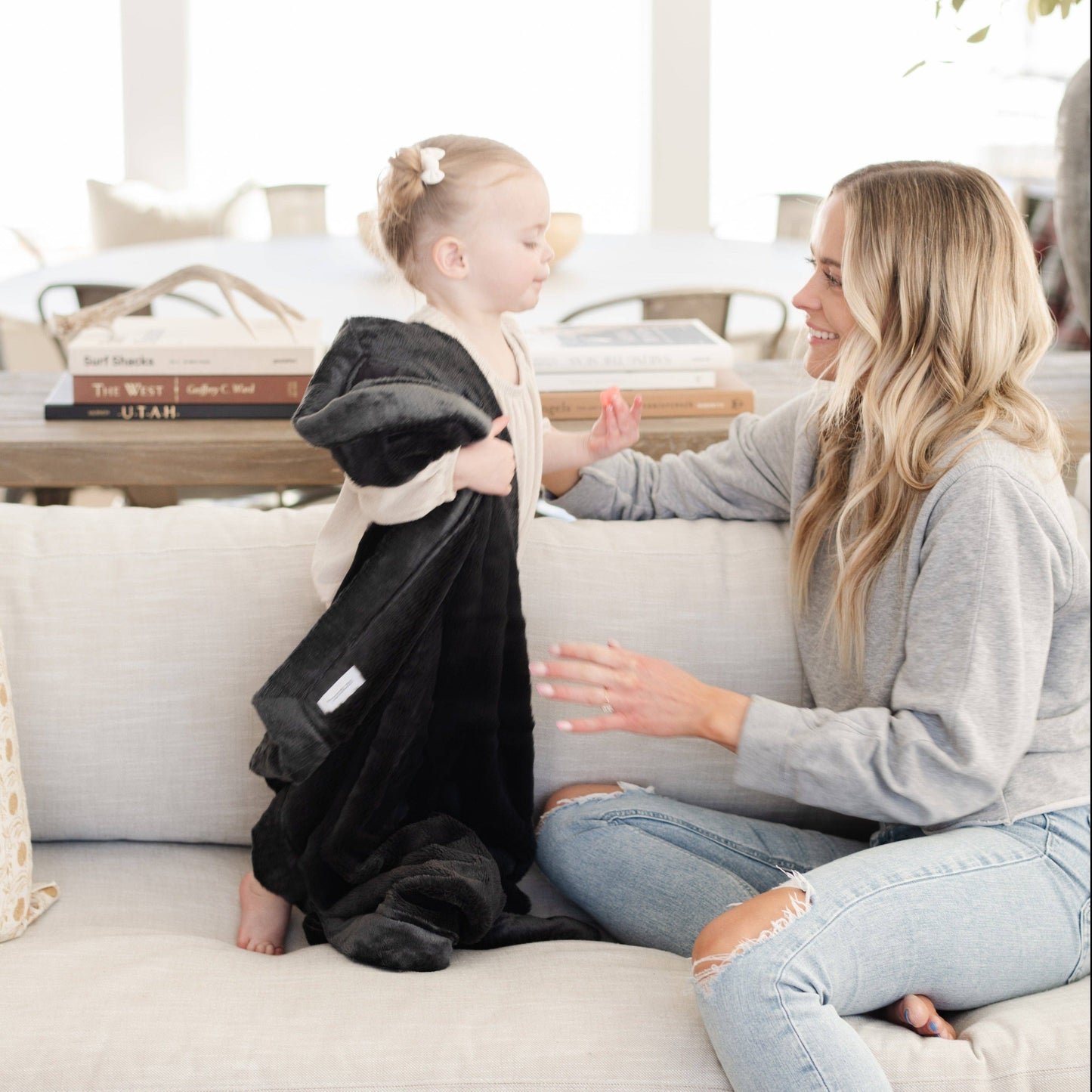 LUSH RECEIVING BLANKETS: Hunter