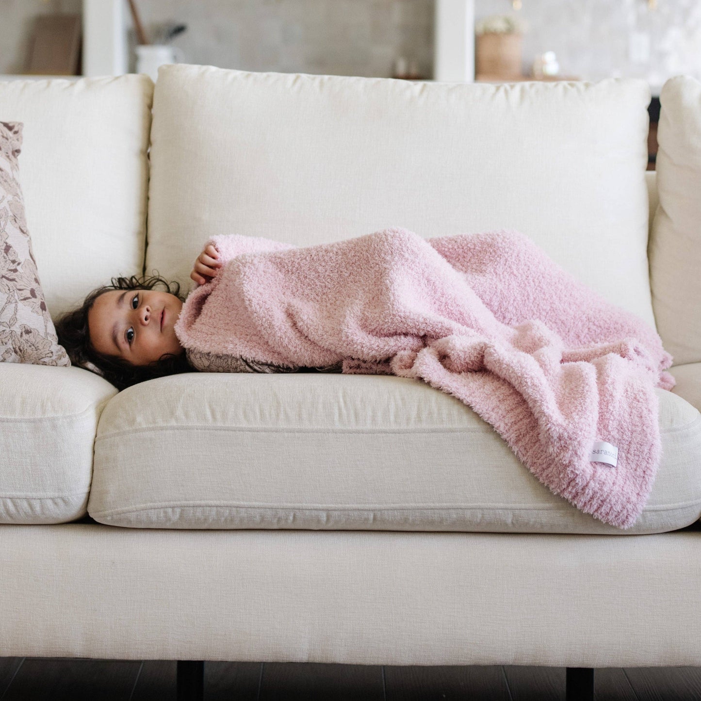 BAMBONI® RECEIVING BLANKETS: Light Pink