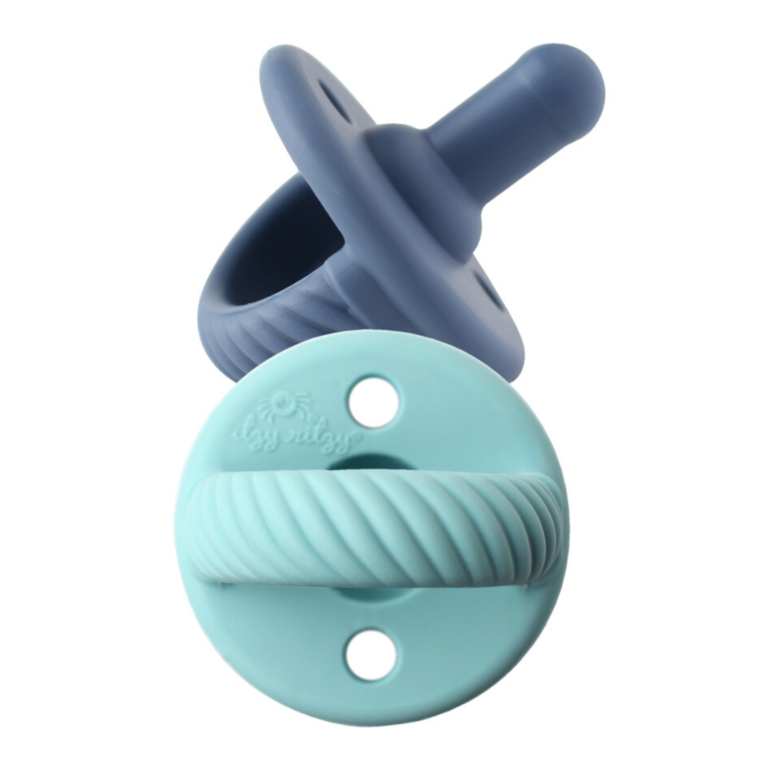Sweetie Soother™ Pacifier Sets (2-pack): Agave + Succulent Cables