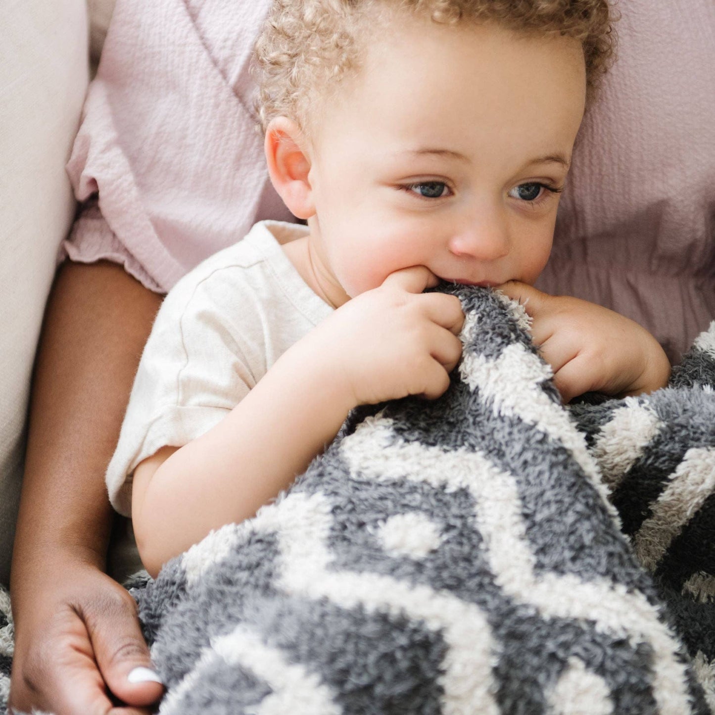 DOUBLE-LAYER BAMBONI® MINI BLANKETS: Tan Leopard Double Layer