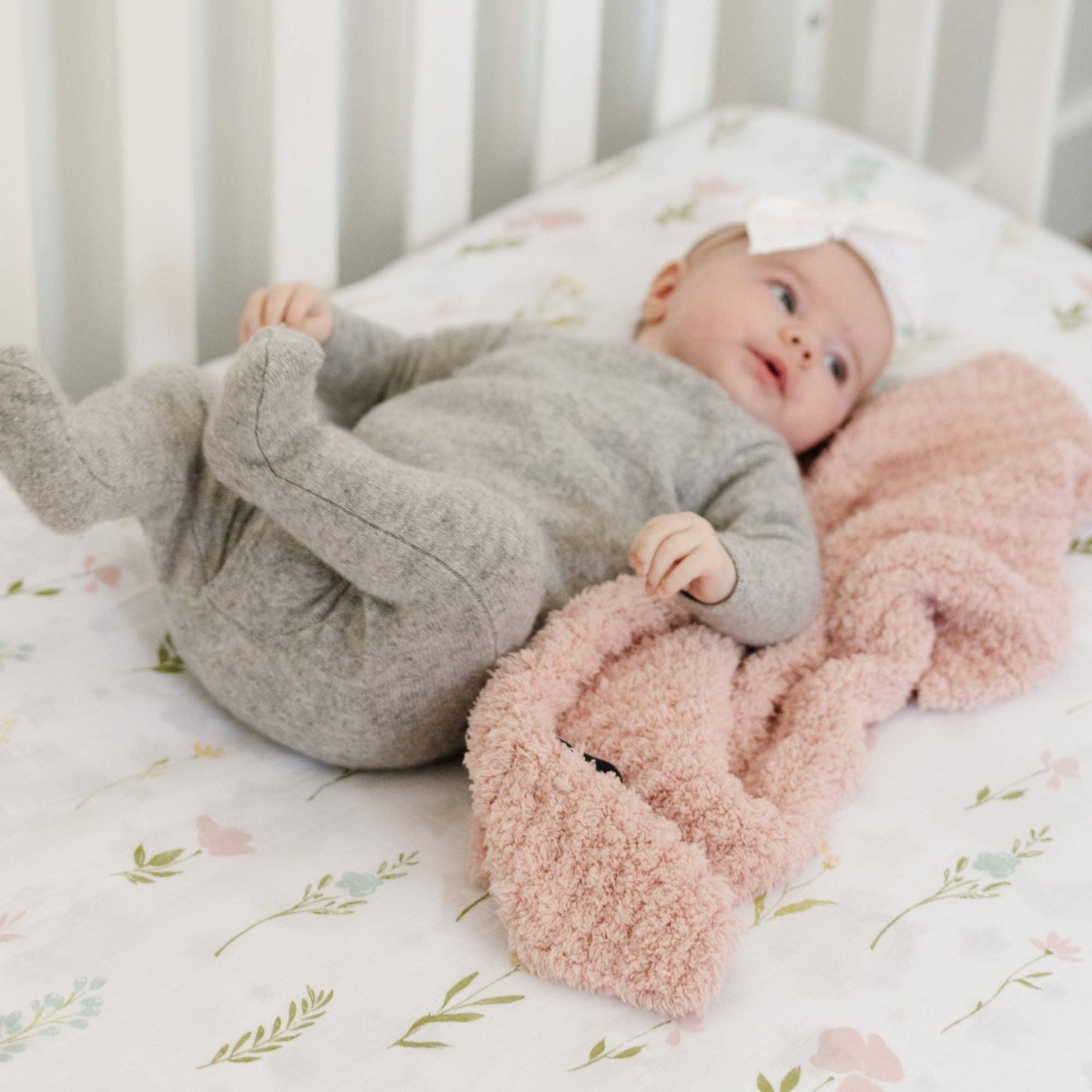 RIBBED BAMBONI® MINI BLANKETS: Moonbeam