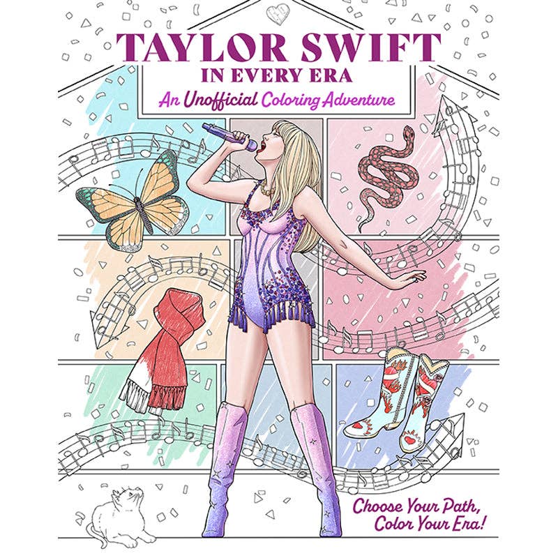 Taylor Swift in Every Era - Coloring (NEW!)