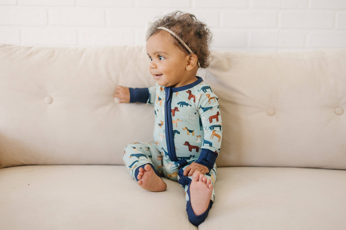 Lets Pawty! Bamboo Zippy Romper
