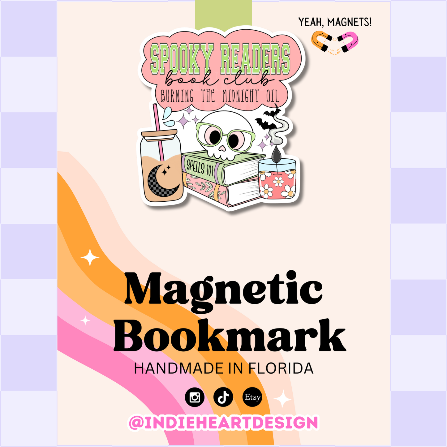 Spooky Readers Book Club | Magnetic Bookmark