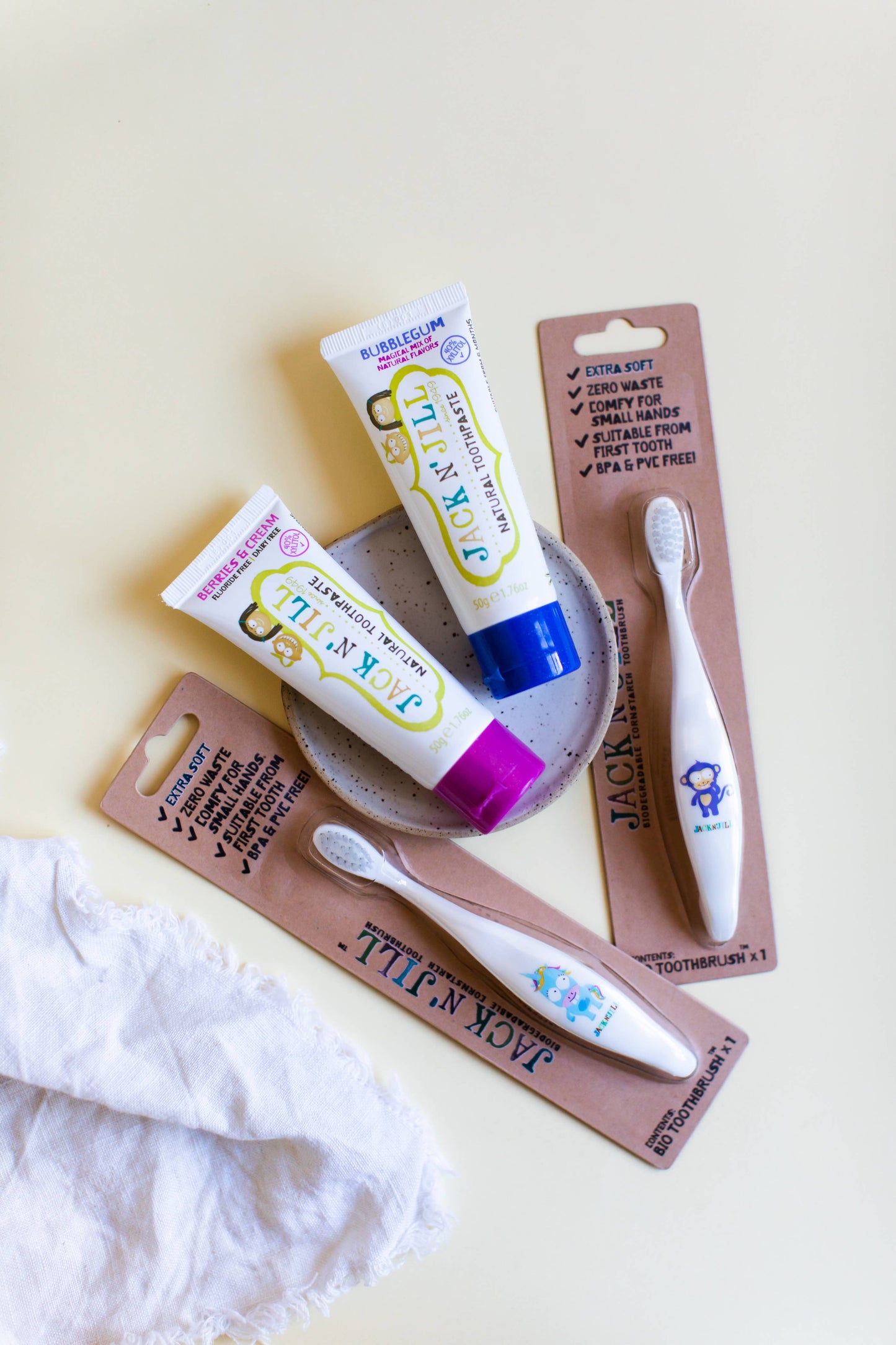 Unicorn Jack N' Jill Bio Toothbrush