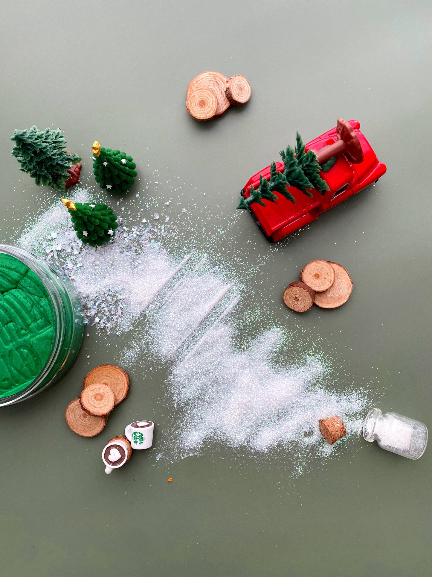 Tree Farm Sensory Play Dough Play Kit