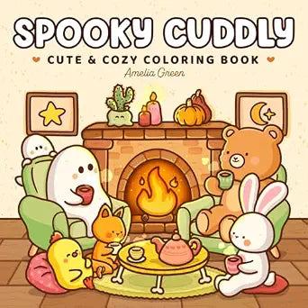 Spooky Cuddly: Cozy Coloring Book