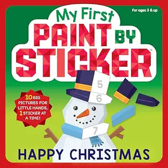 My First Paint by Sticker: Happy Christmas: