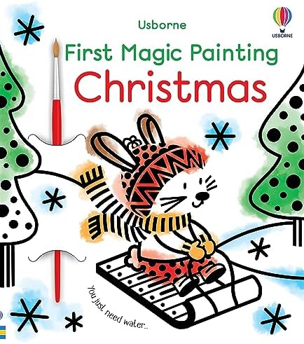 First Magic Painting Christmas: A Christmas Holiday Book for Kids (First Magic Painting)