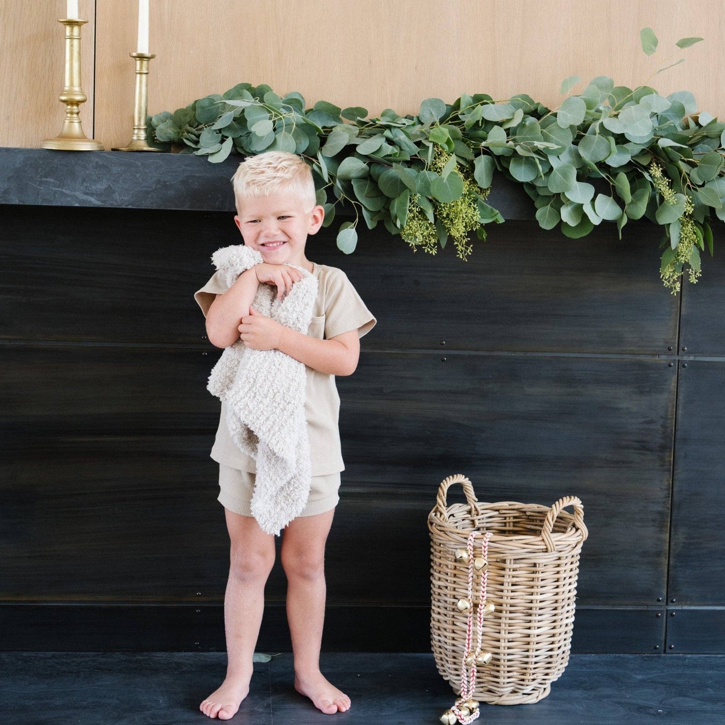 RIBBED BAMBONI® MINI BLANKETS: Moonbeam