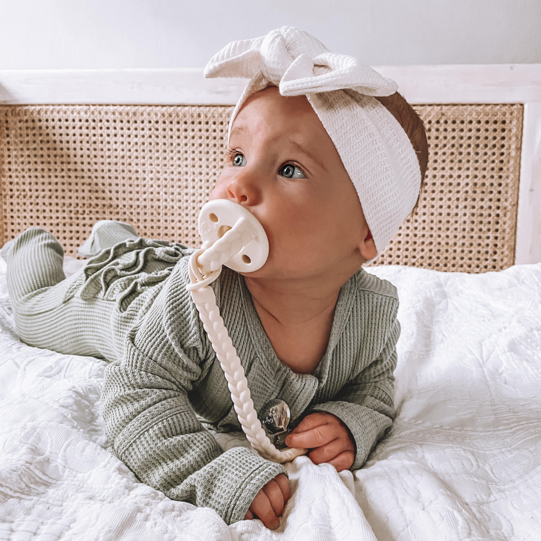 Sweetie Soother™ Pacifier Sets (2-pack): Agave + Succulent Cables