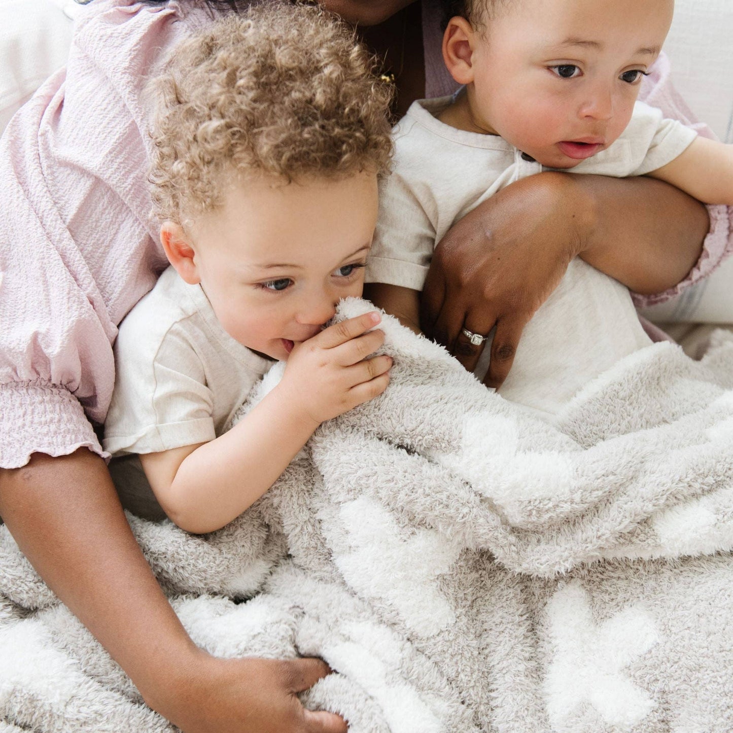 DOUBLE-LAYER BAMBONI® MINI BLANKETS: Nightfall Double Layer