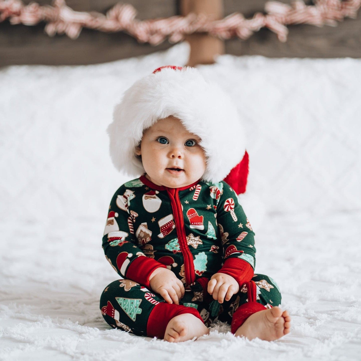 Millie Roo-Mas Zip- Romper