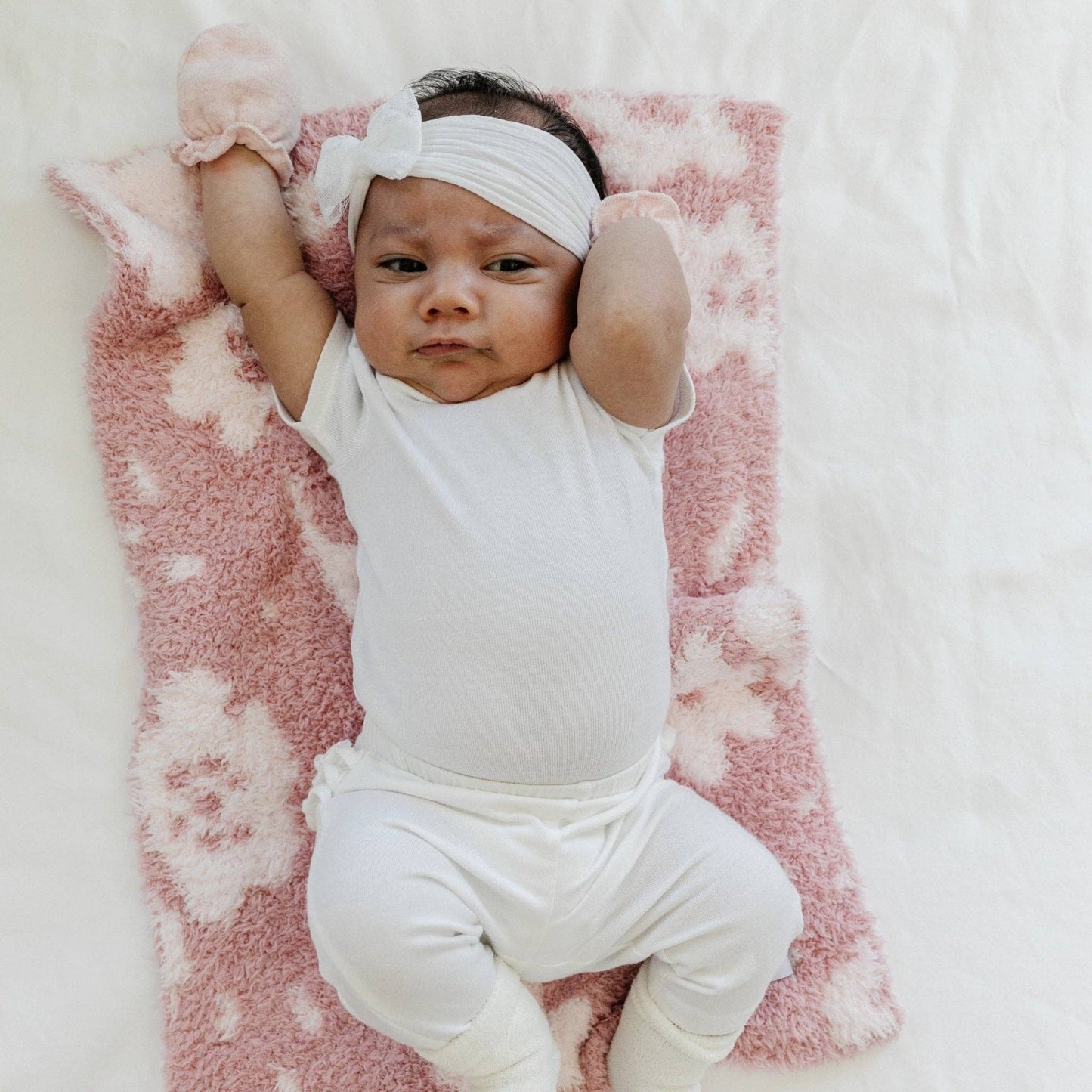 DOUBLE-LAYER BAMBONI® MINI BLANKETS: Petal Double Layer