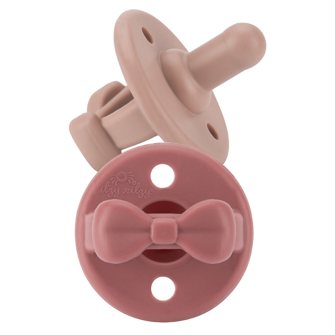 Sweetie Soother™ Pacifier Sets (2-pack): Agave + Succulent Cables