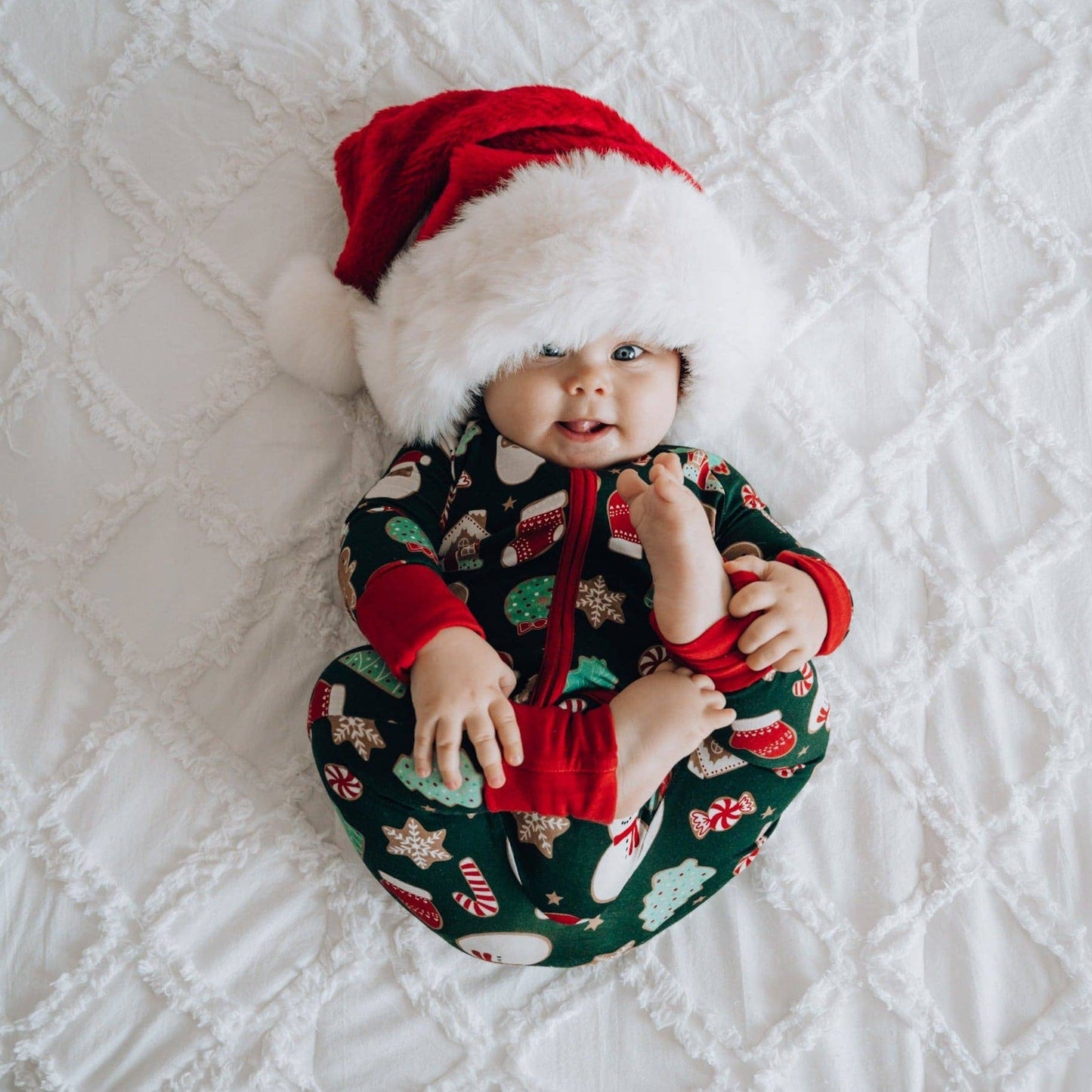 Millie Roo-Mas Zip- Romper
