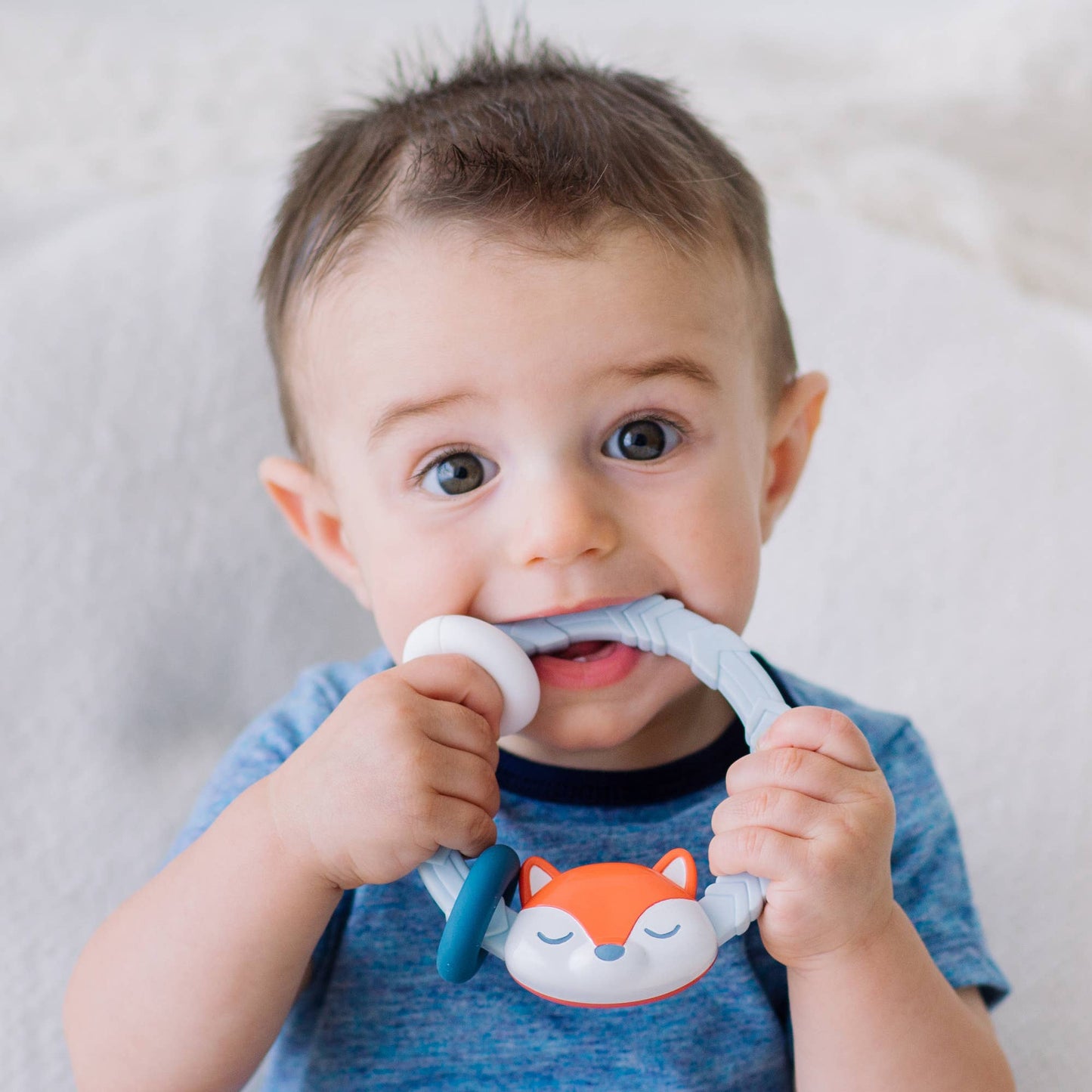 *NEW OPTION* Ritzy Rattle™ Silicone Teether Rattles: Cactus