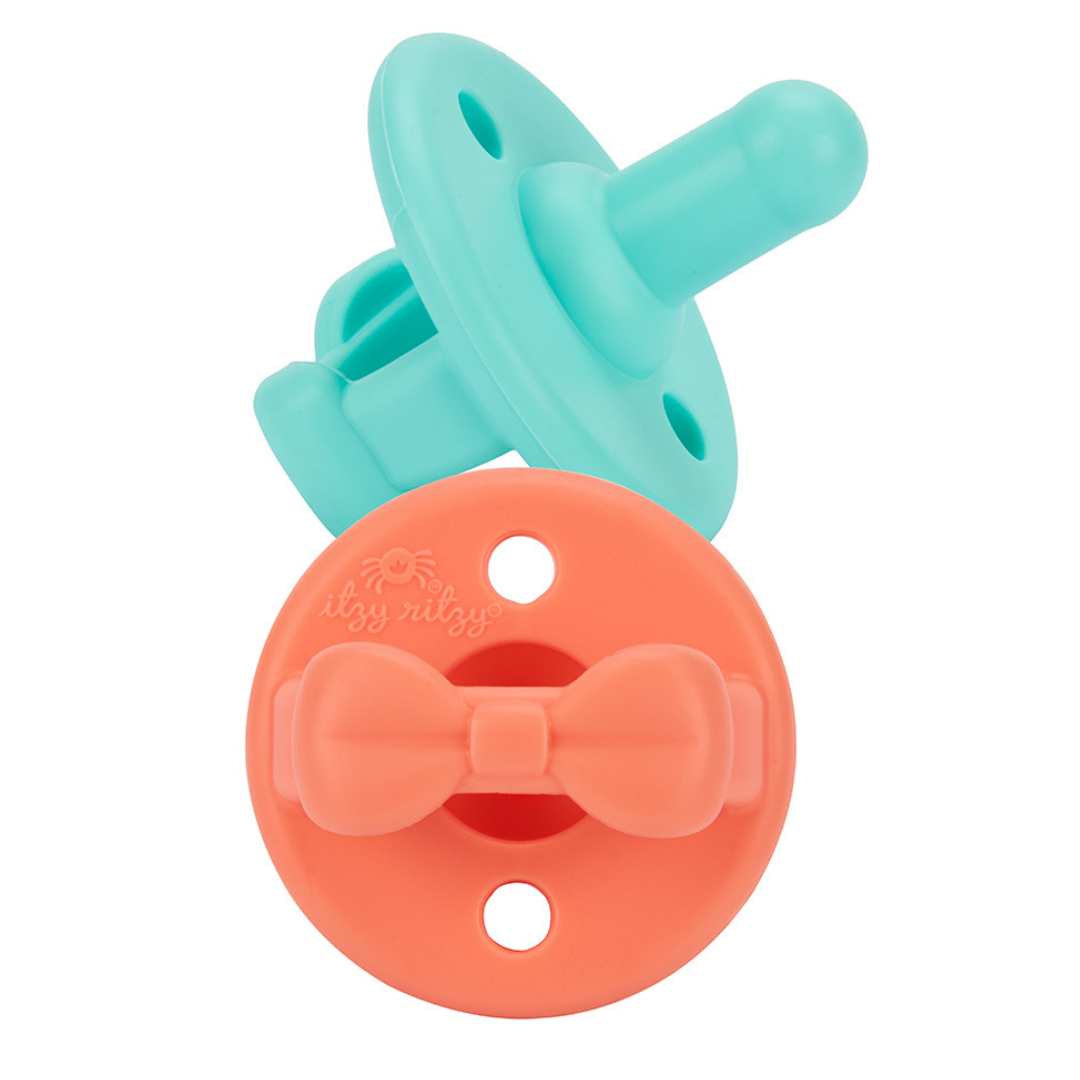 Sweetie Soother™ Pacifier Sets (2-pack): Agave + Succulent Cables