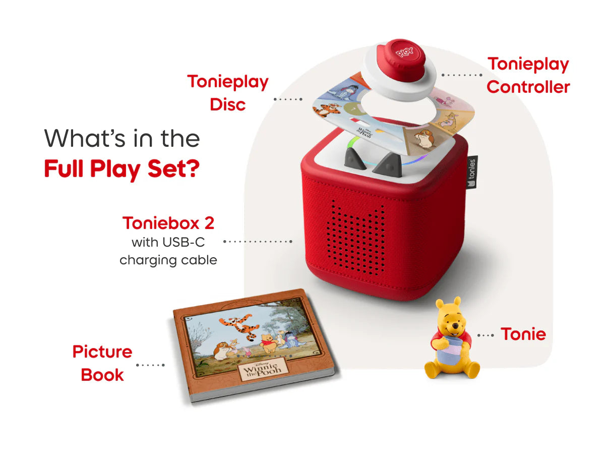 TonieBox 2 Playset- Winnie the Pooh - Sky Blue