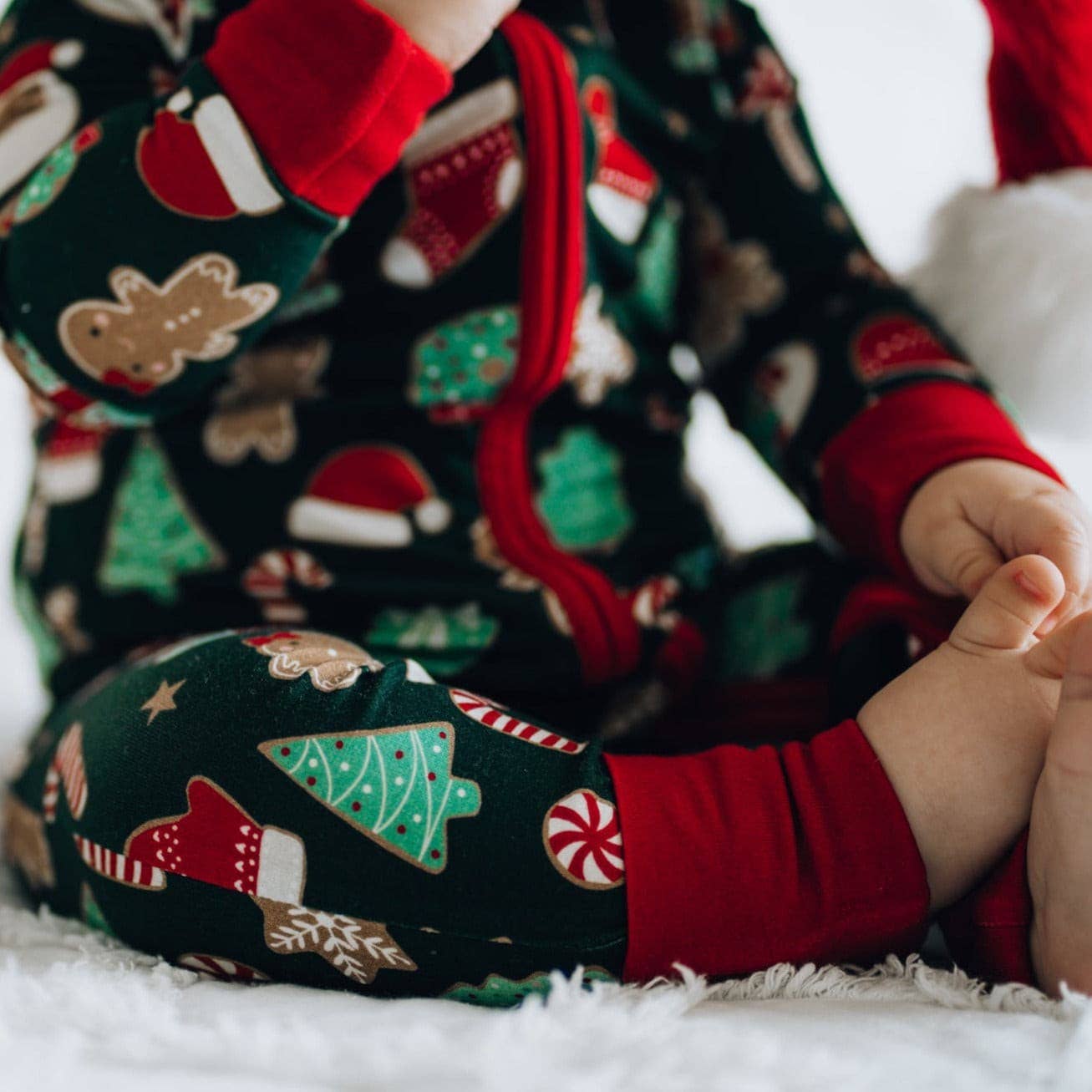 Millie Roo-Mas Zip- Romper