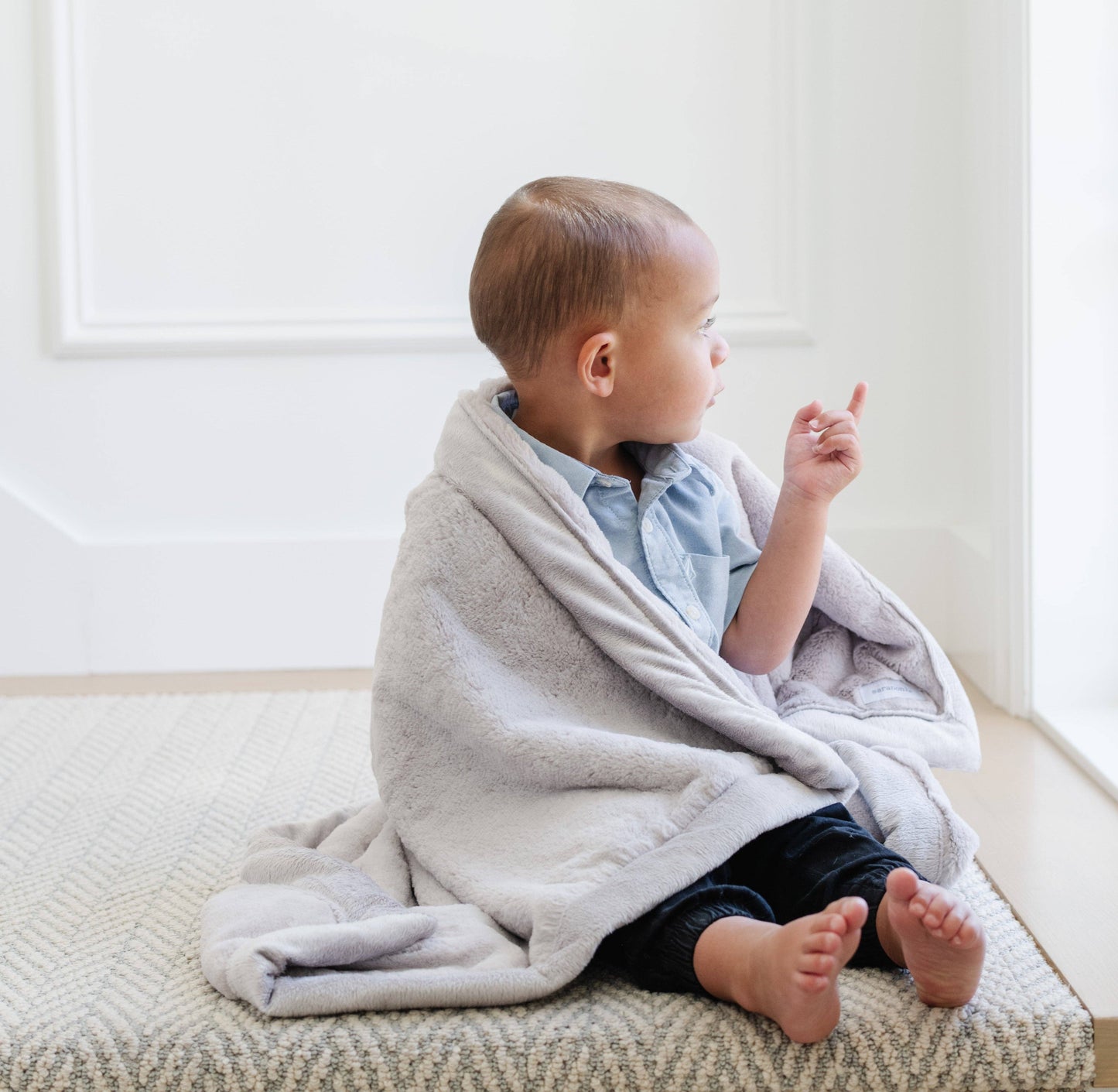 LUSH RECEIVING BLANKETS: Hunter