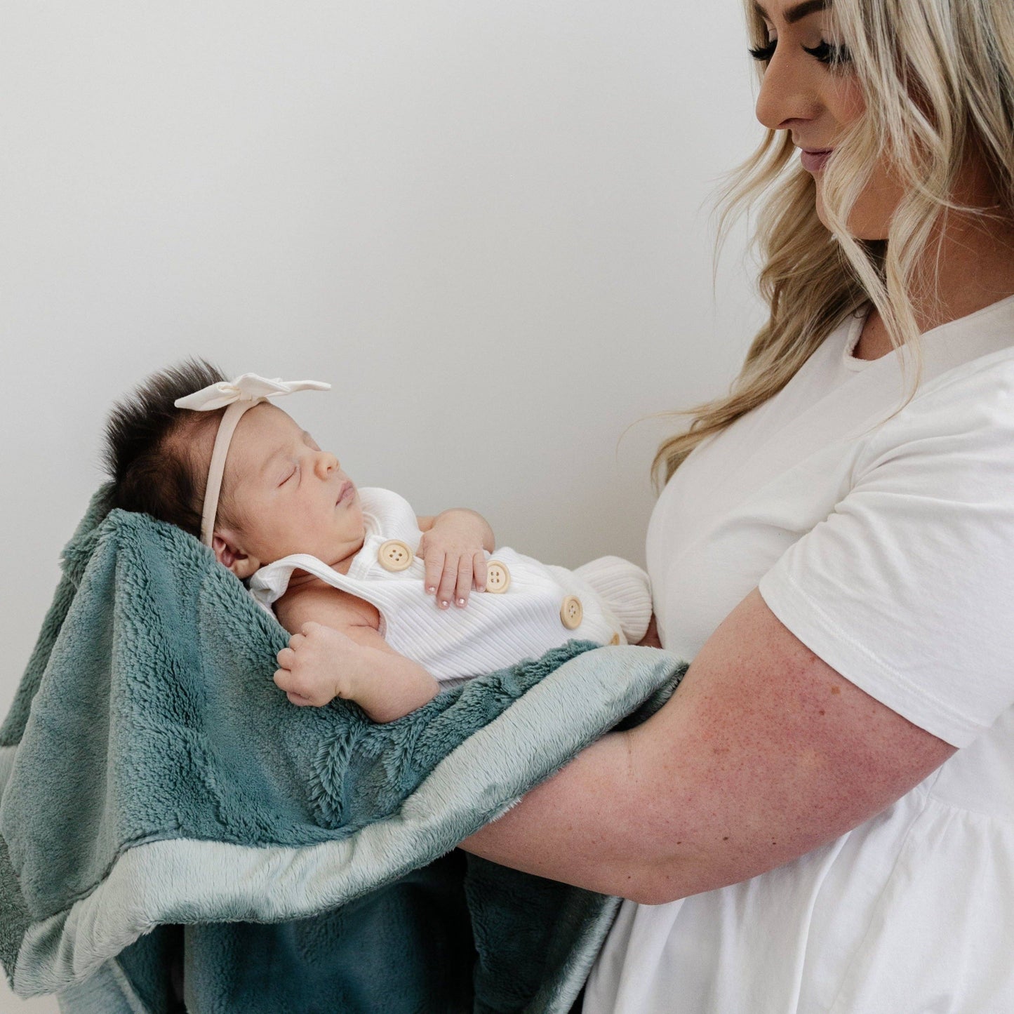 LUSH RECEIVING BLANKETS: Storm Cloud
