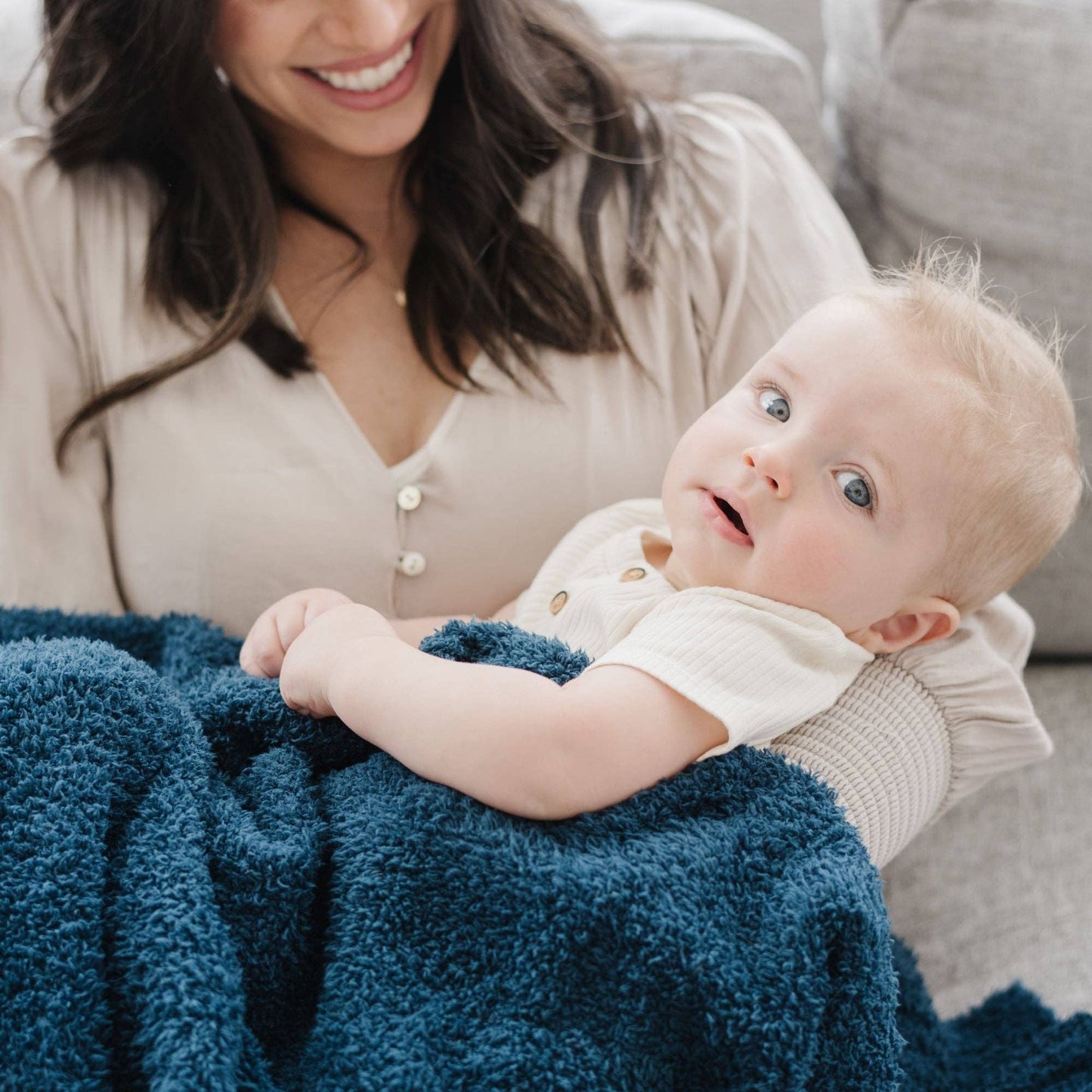 BAMBONI® RECEIVING BLANKETS: Light Pink