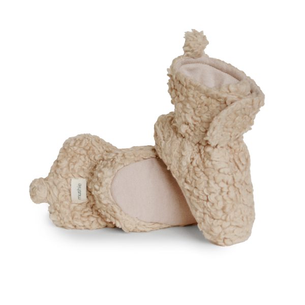 Cozy Baby Booties (Oatmeal)