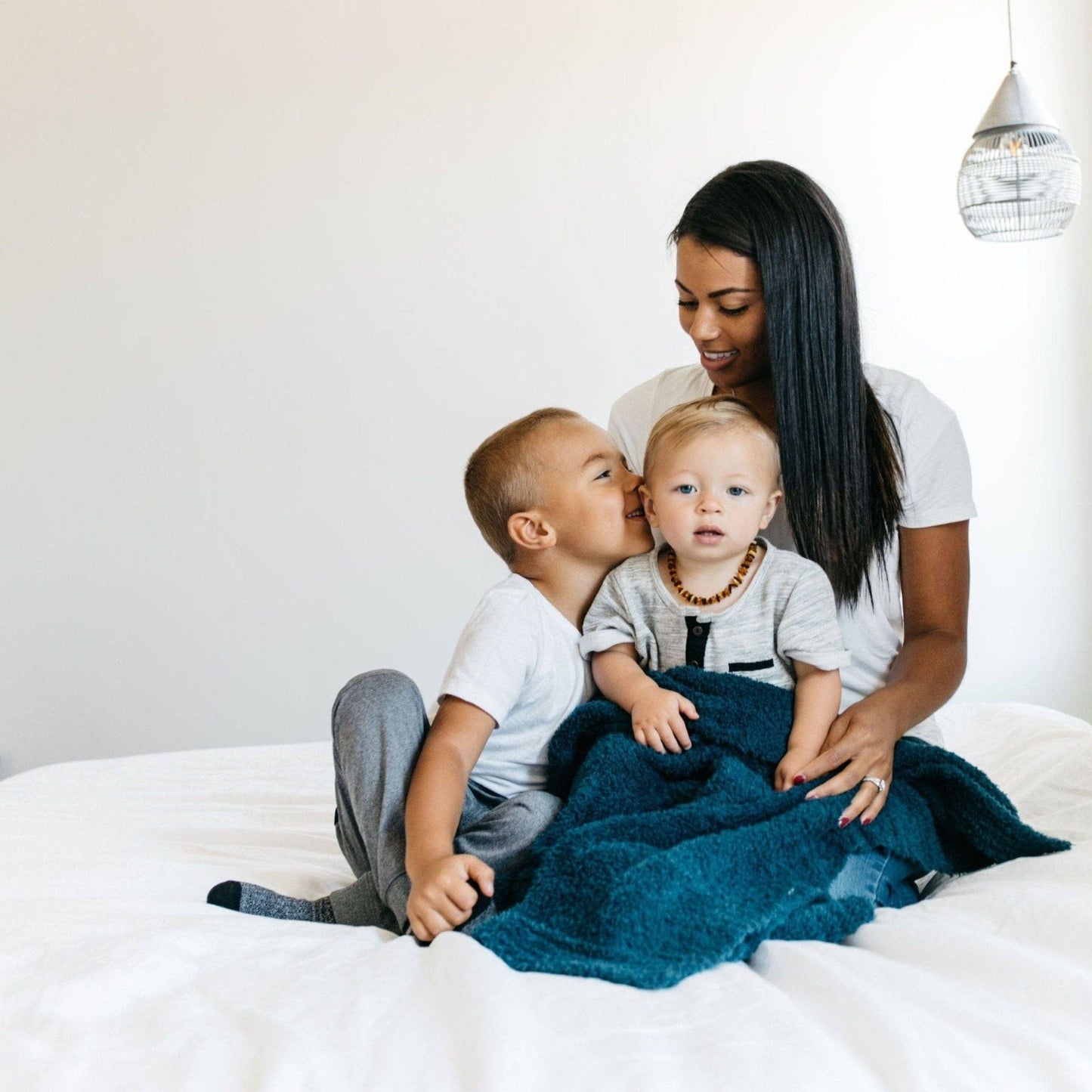 BAMBONI® RECEIVING BLANKETS: Light Pink