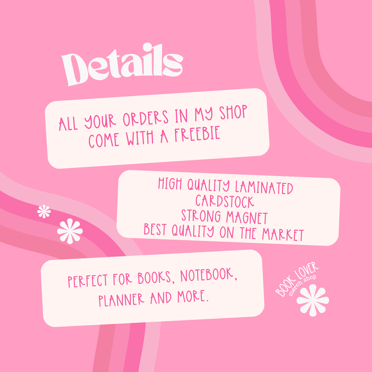 I Stopped Reading Here Magnetic Bookmark / Bookish Bookmark