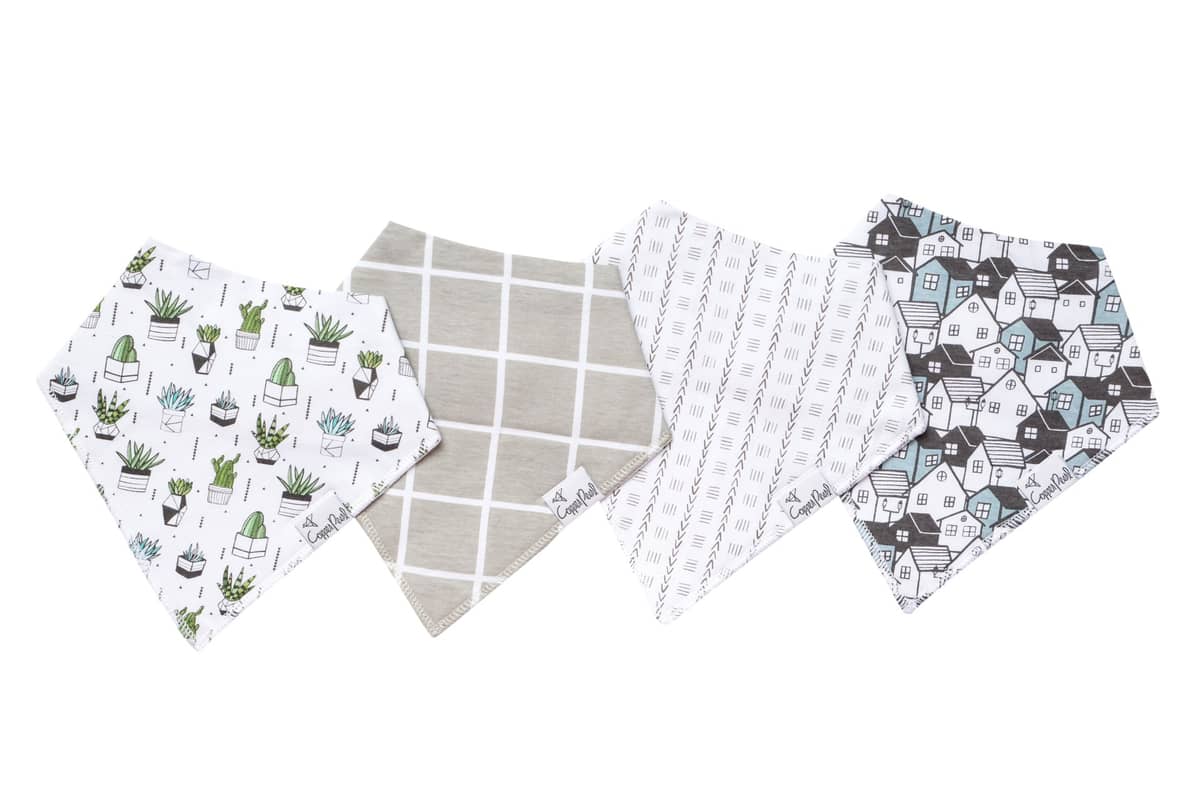 Urban Baby Bandana Bib Set (4-pack)