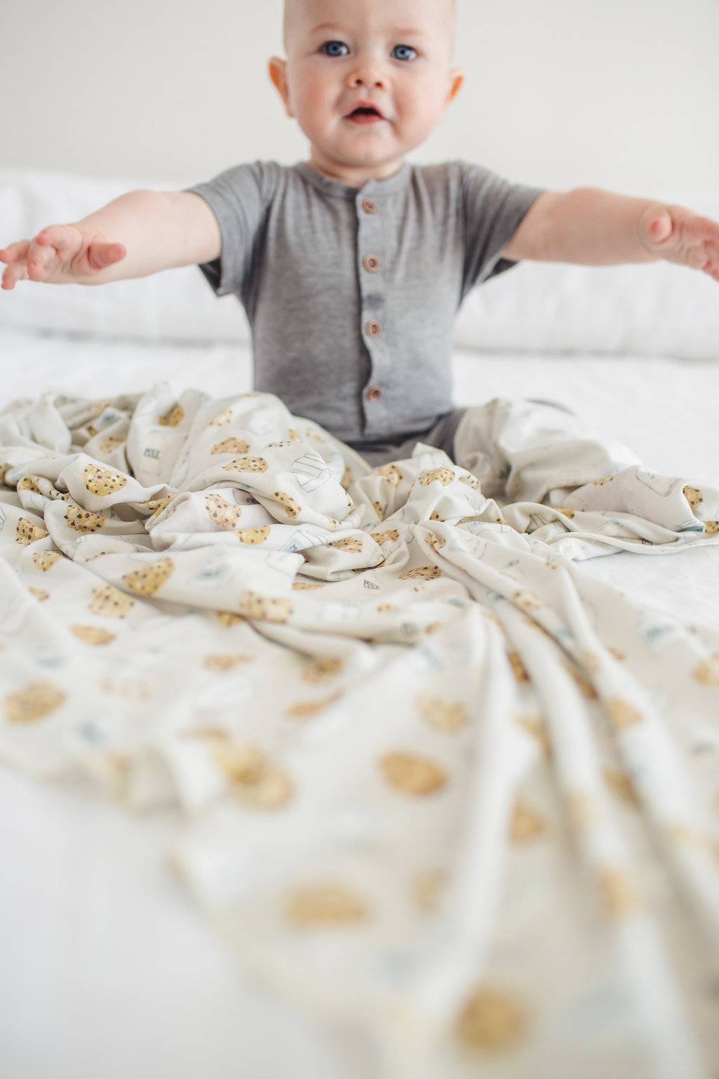 Chip Knit Blanket Single