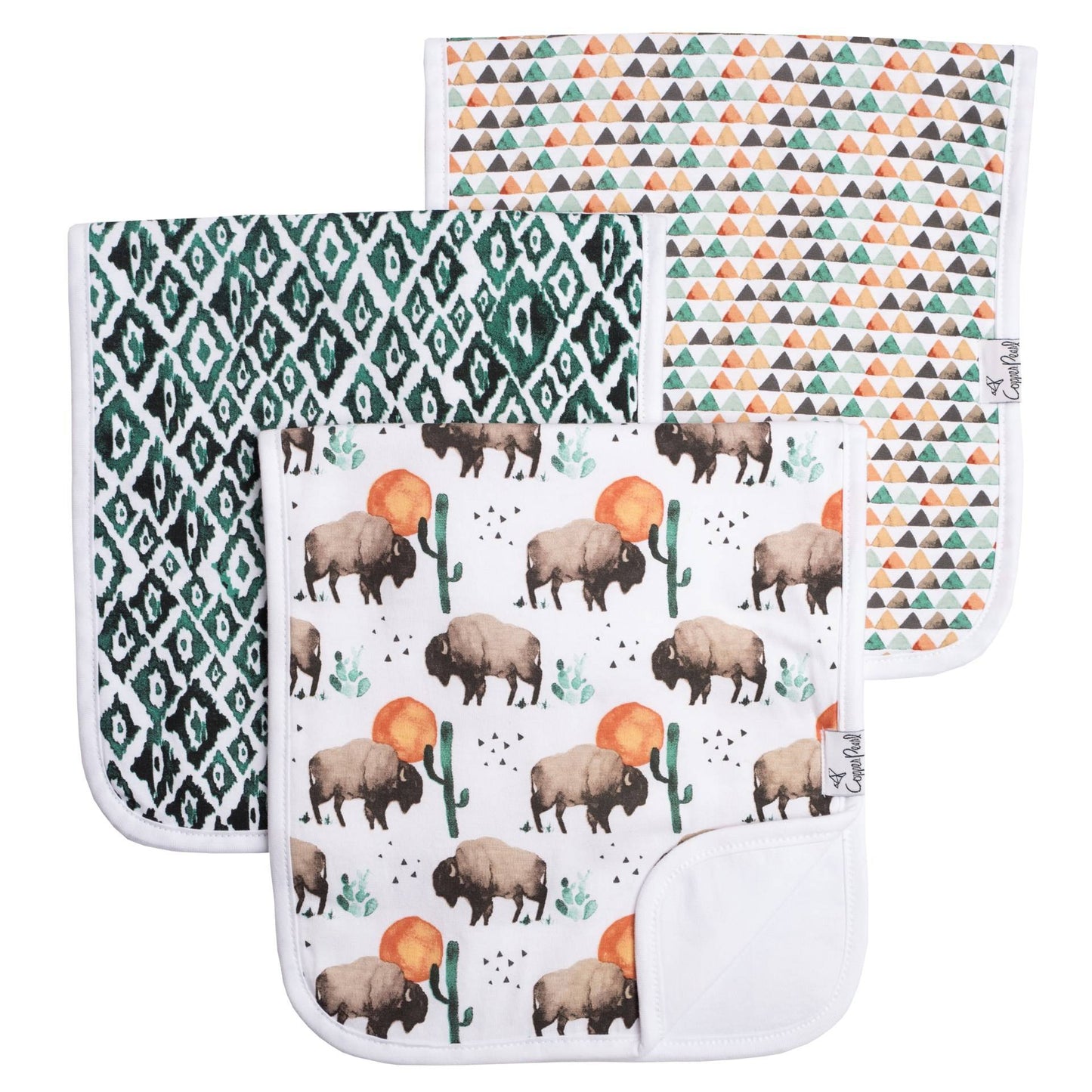 Bison Burp Cloth (3-pack)