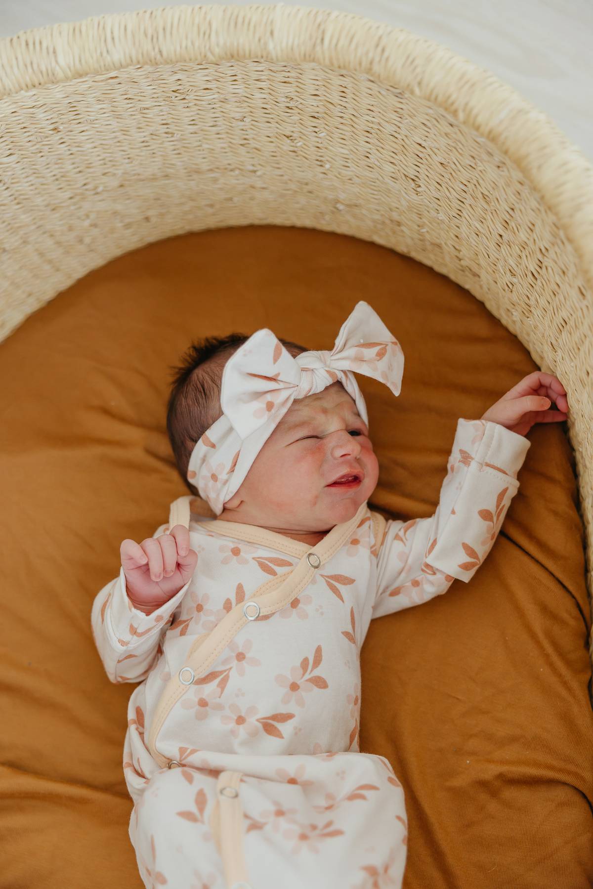 Rue Newborn Knotted Gown
