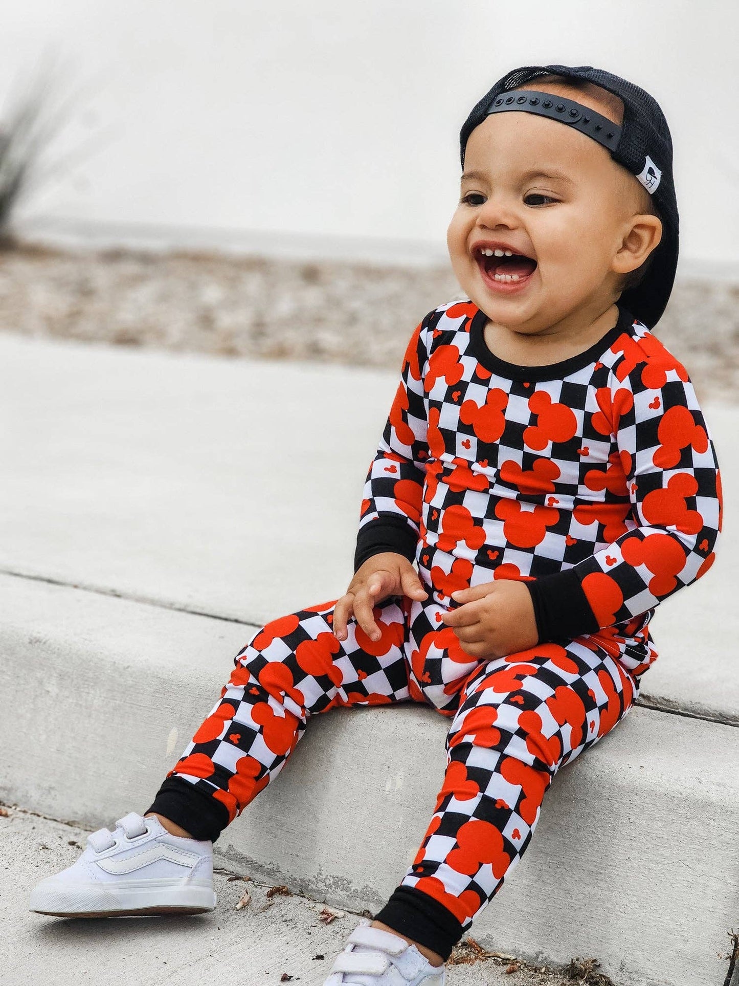 LONG SLEEVE TWO PIECE - Roo Magic (Red)