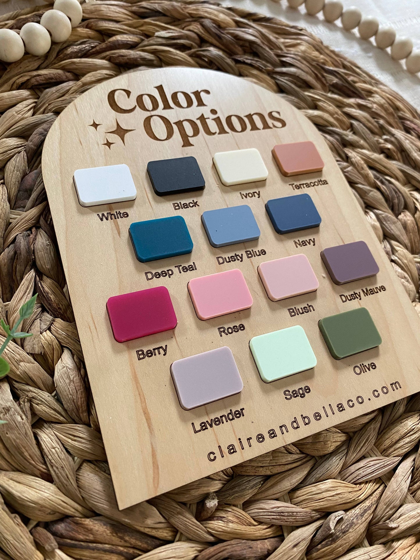 Hello World Birth Stat Sign - Pretty Wildflowers : Dusty Mauve