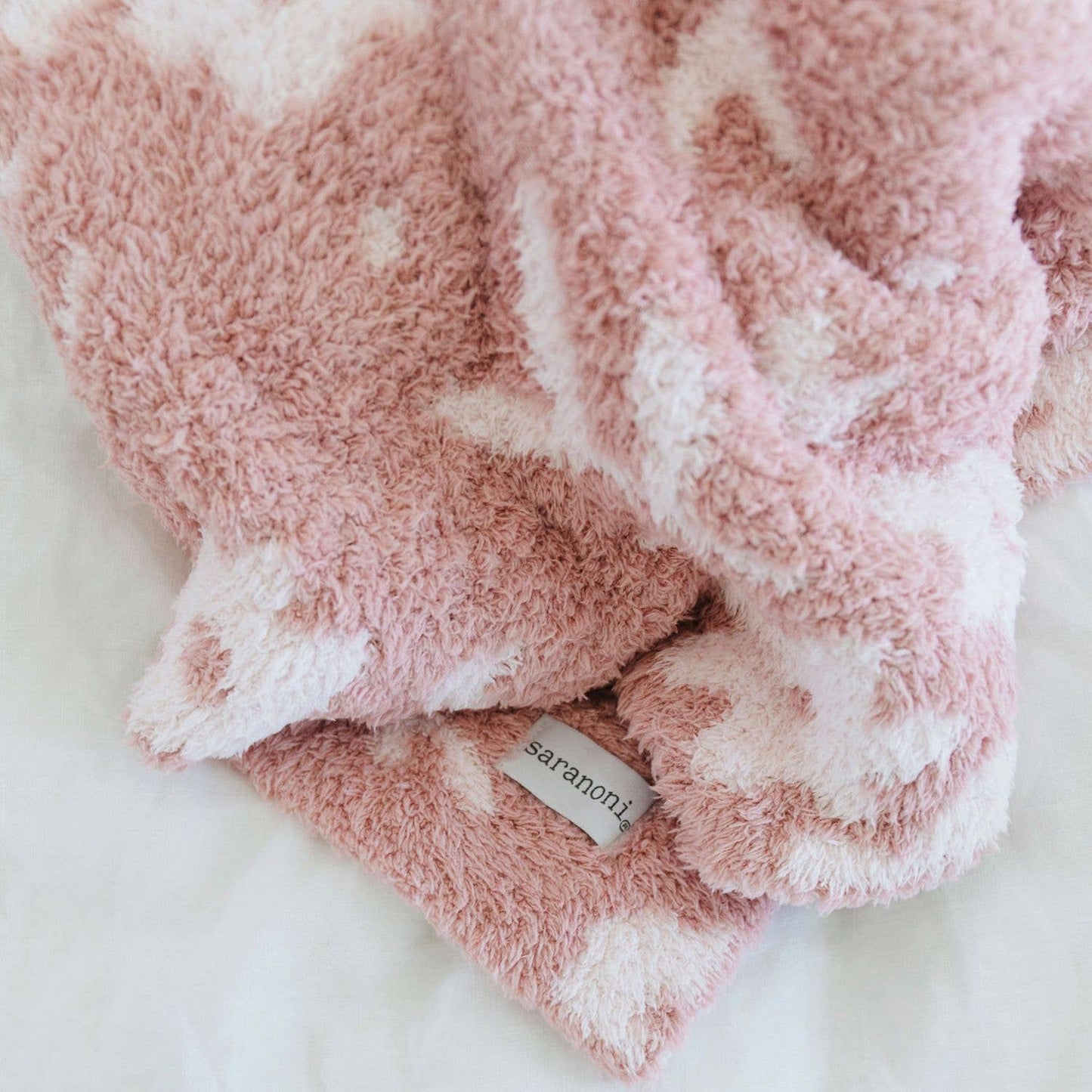 DOUBLE-LAYER BAMBONI® MINI BLANKETS: Tan Leopard Double Layer