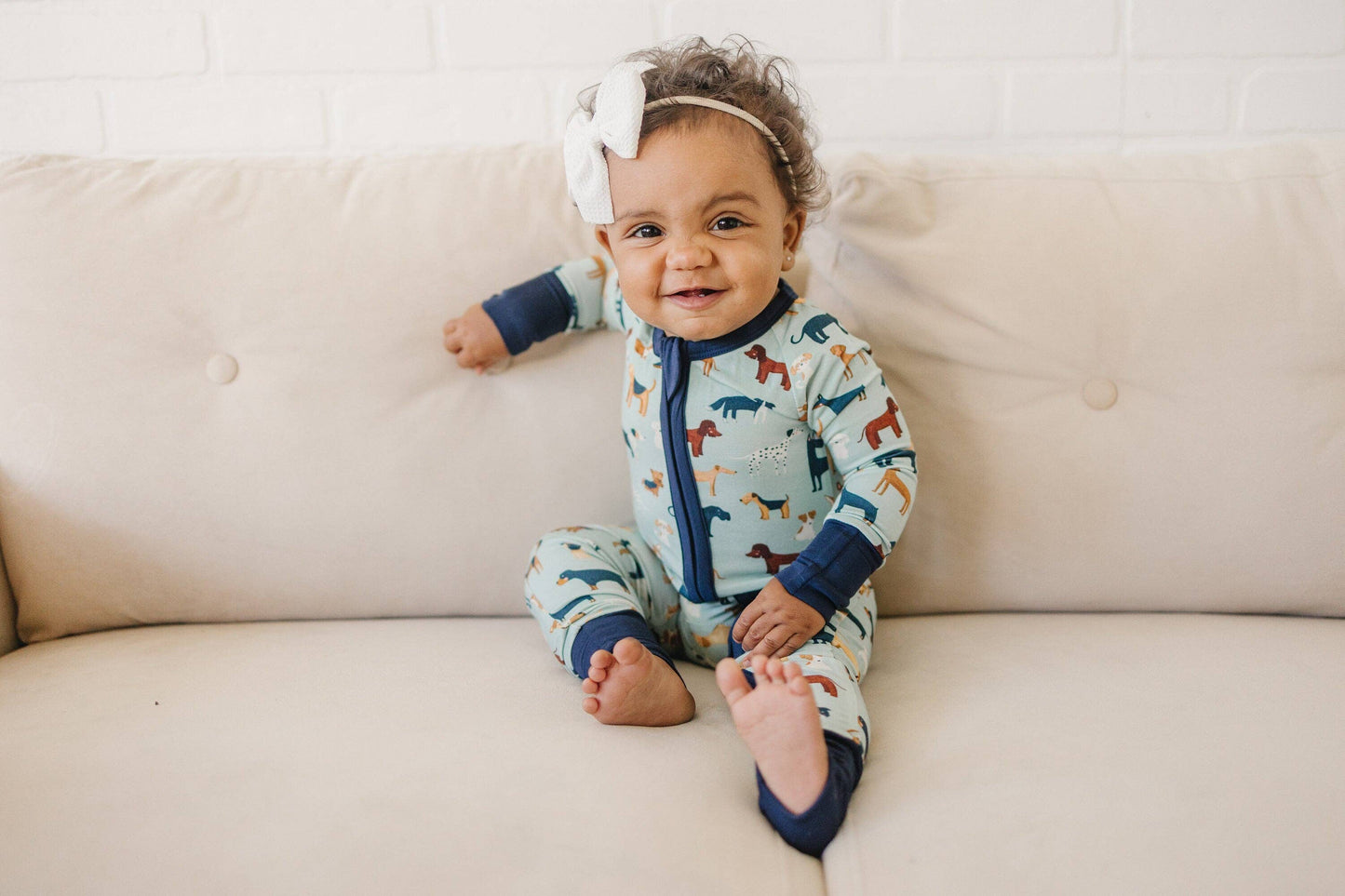 Lets Pawty! Bamboo Zippy Romper
