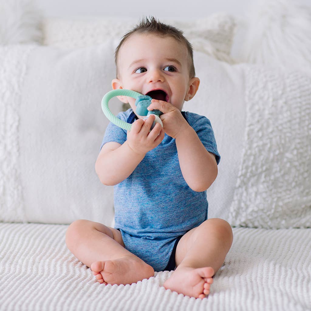 *NEW OPTION* Ritzy Rattle™ Silicone Teether Rattles: Cactus