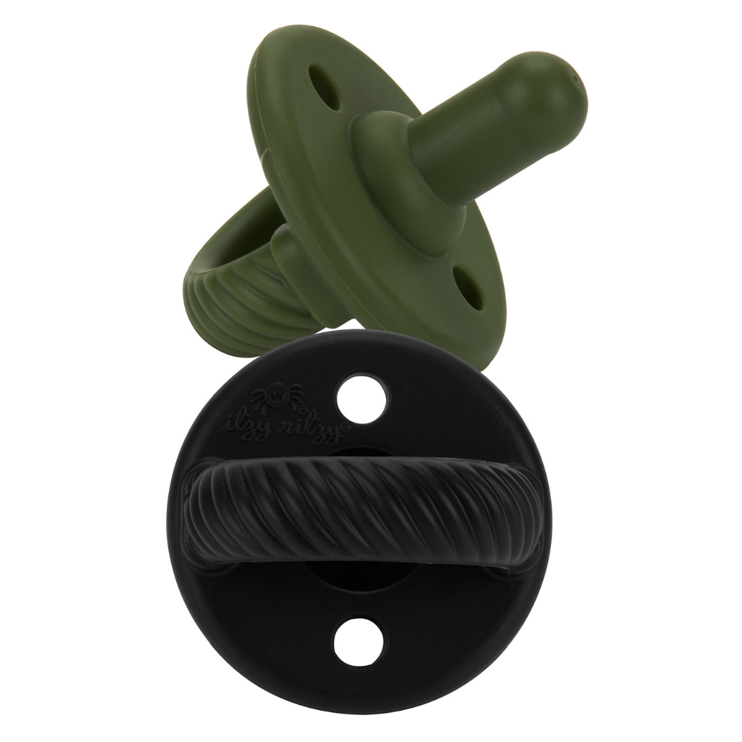 Sweetie Soother™ Pacifier Sets (2-pack): Agave + Succulent Cables
