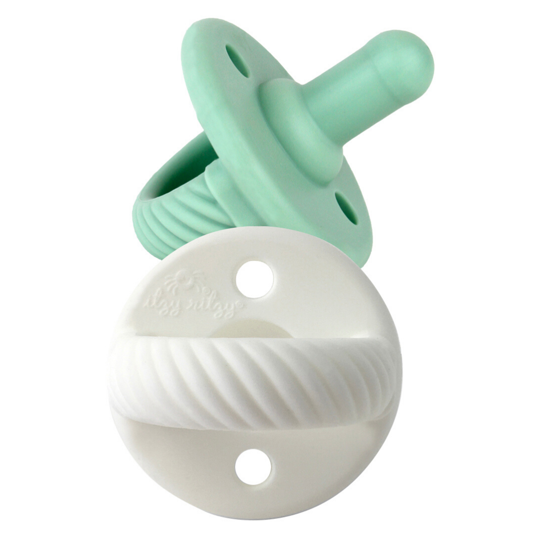 Sweetie Soother™ Pacifier Sets (2-pack): Agave + Succulent Cables