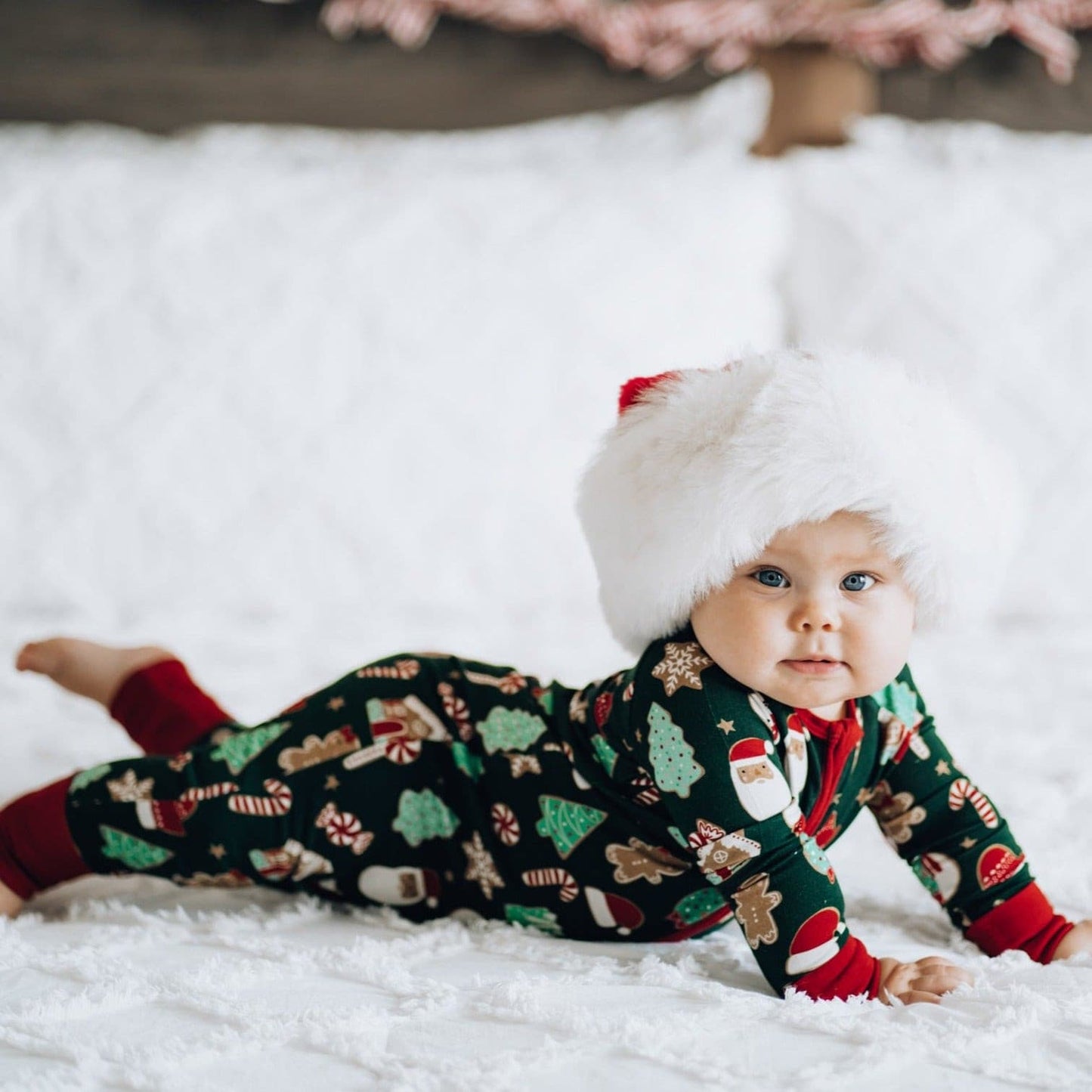 Millie Roo-Mas Zip- Romper