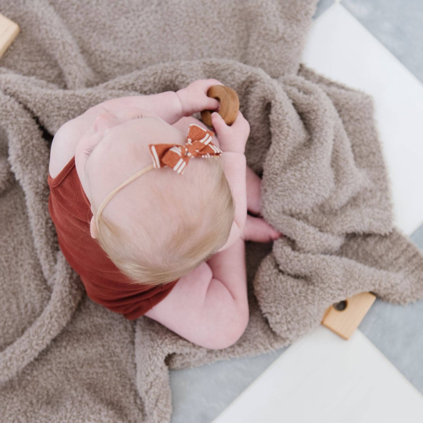 BAMBONI® RECEIVING BLANKETS: Light Pink