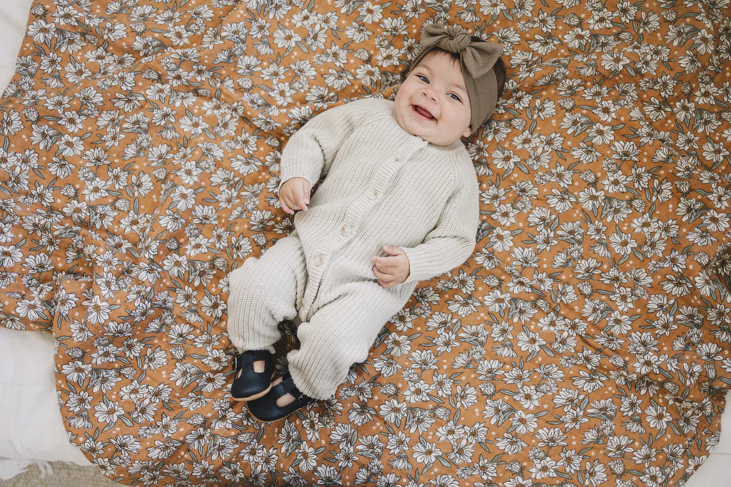 Heather Grey Knit Button Romper