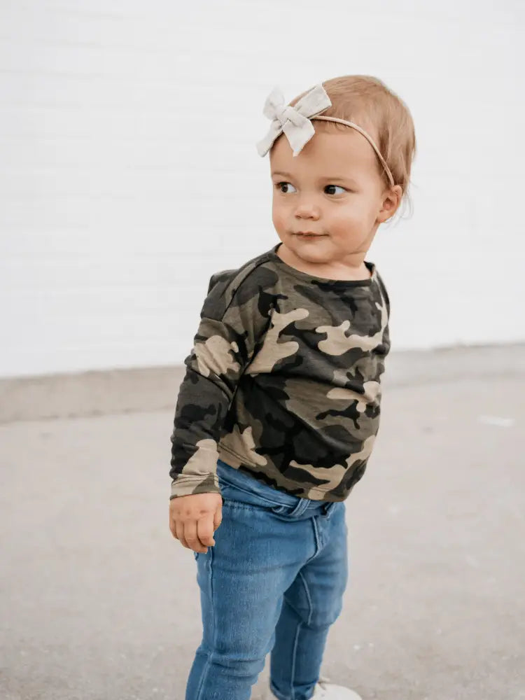 Shauna Long Sleeve- Camo