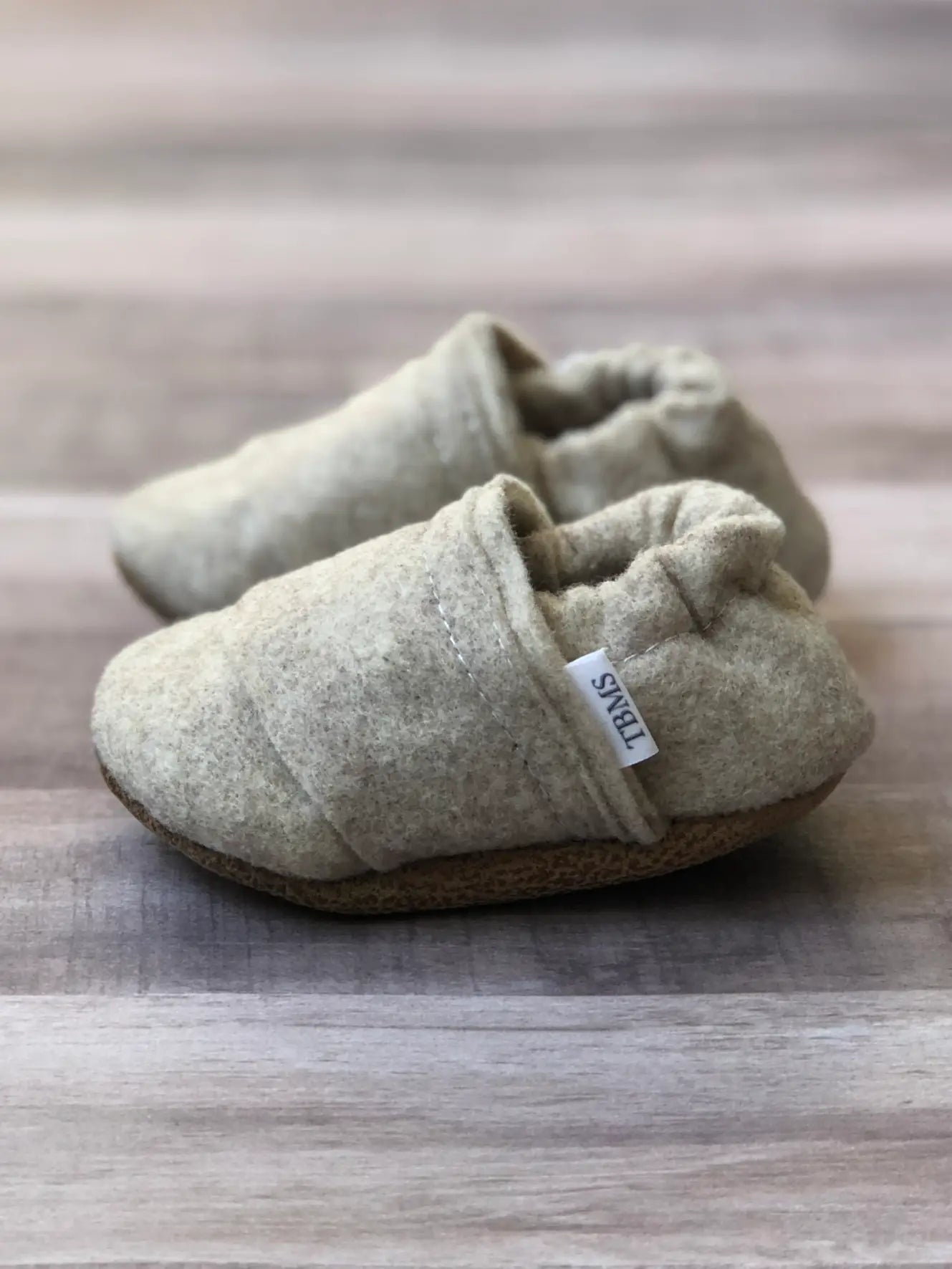 Sandstone Felt Moccasins