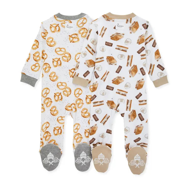 Mini Pretzel Organic Cotton Sleep & Play 2 Pack