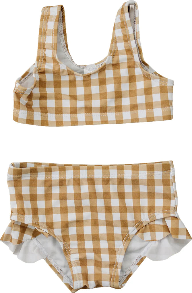 checkered bikini