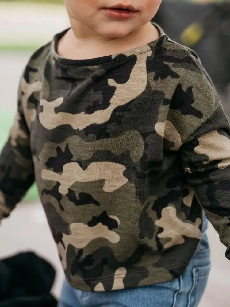 Shauna Long Sleeve- Camo